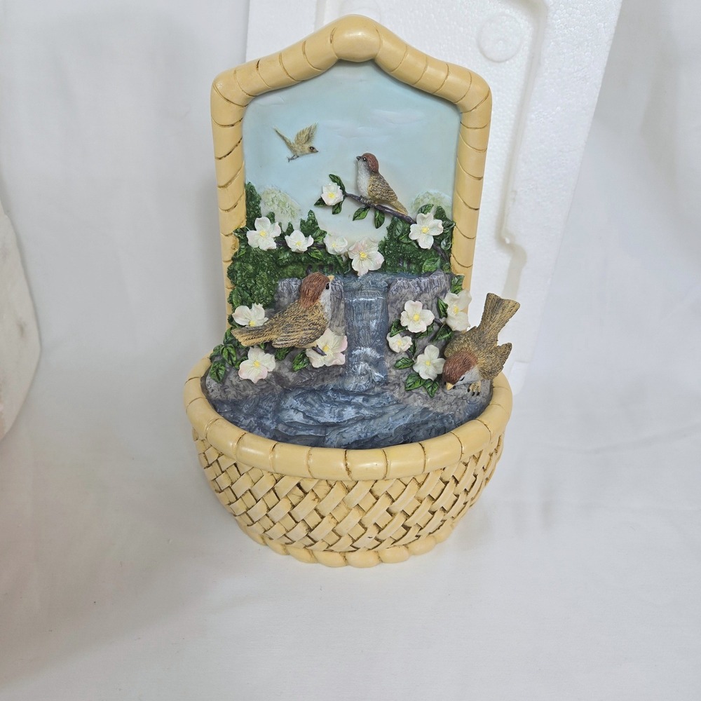 Hour Of Power 2007 Sparrows Club 3D Bird Water Fountain‎ Wall Table Top NEW